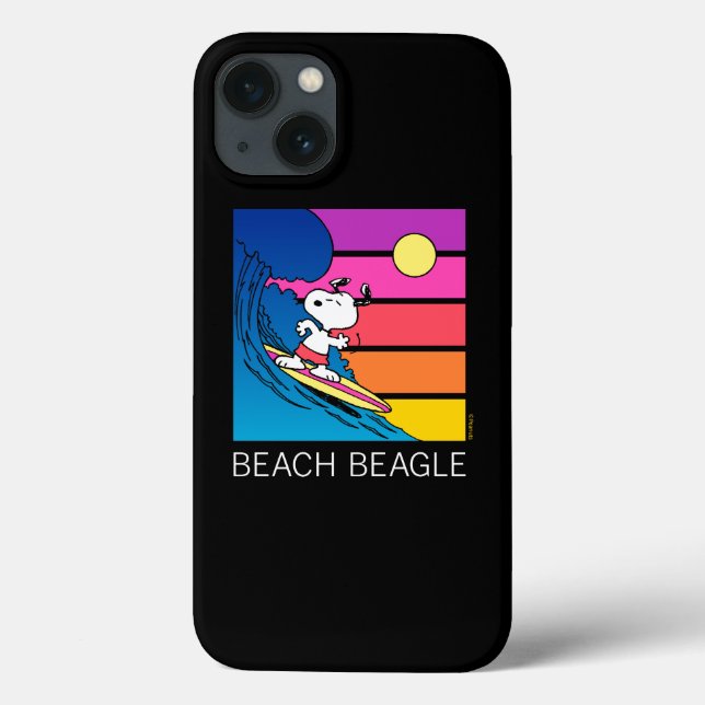 Erdnüsse | Snoopy Surfing Case-Mate iPhone Hülle (Rückseite)