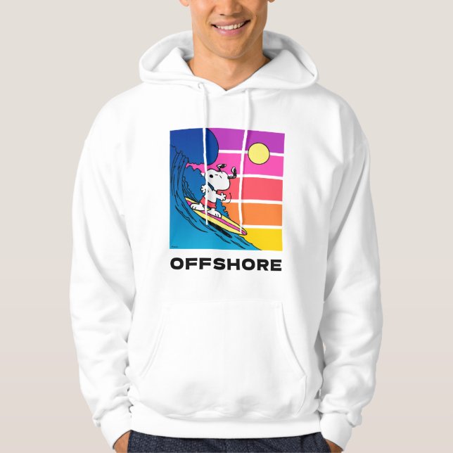 Erdnüsse | Snoopy Surfing Hoodie (Vorderseite)