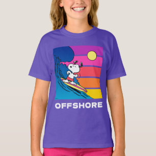 Erdnüsse   Snoopy Surfing T-Shirt