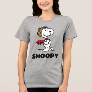 Erdnüsse Snoopy the Fliegerace Tri-Blend Shirt