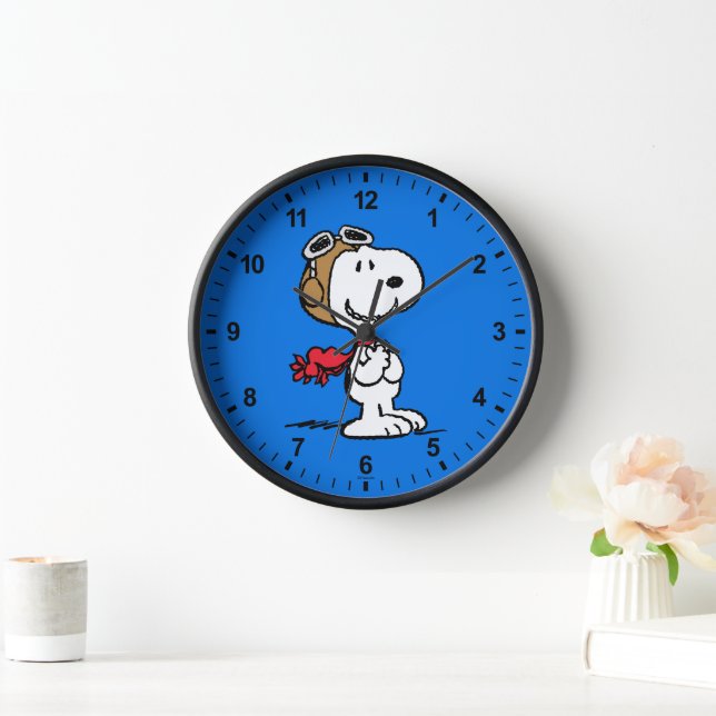 Erdnüsse | Snoopy the Fliegerace Uhr (Zuhause)