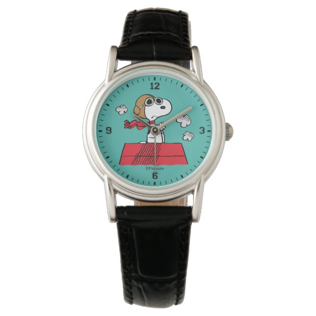 Erdnüsse | Snoopy the Flying Ace Armbanduhr (Vorderseite)