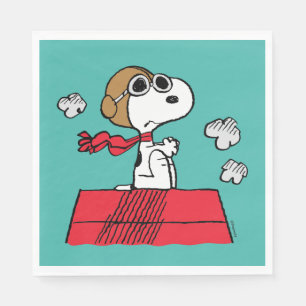 Erdnüsse   Snoopy the Flying Ace Serviette