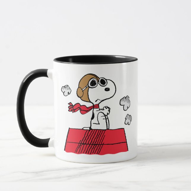 Erdnüsse | Snoopy the Flying Ace Tasse (Links)
