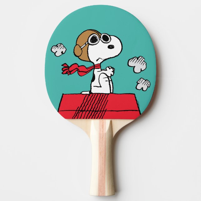 Erdnüsse | Snoopy the Flying Ace Tischtennis Schläger (Vorderseite)