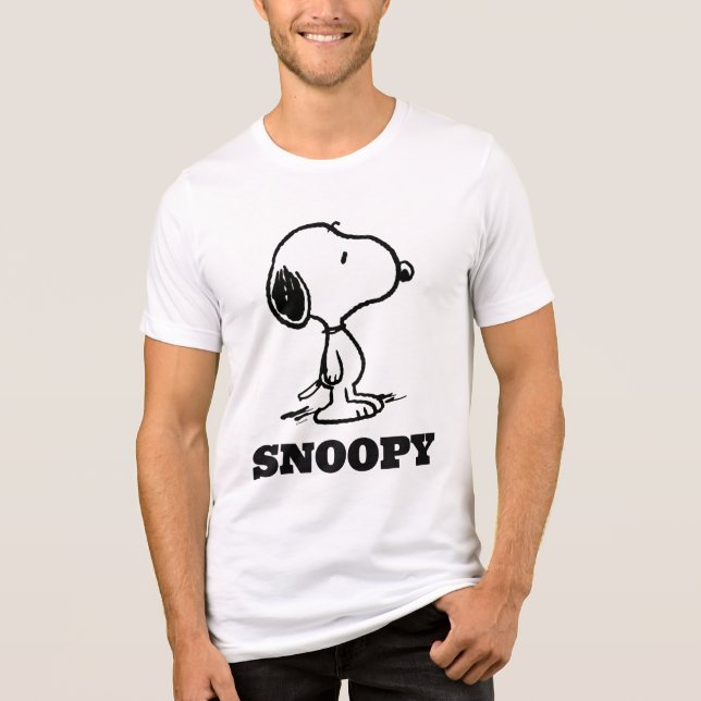 Erdnüsse | Snoopy Tri-Blend Shirt (Vorderseite)