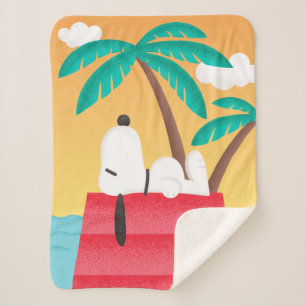Erdnüsse Snoopy Tropical Deko Dreams Sherpadecke