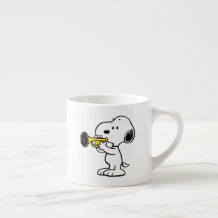 Erdnüsse   Snoopy Trumpet Player Espressotasse
