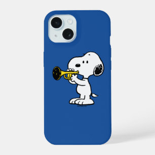 Erdnüsse   Snoopy Trumpet Player iPhone 15 Hülle