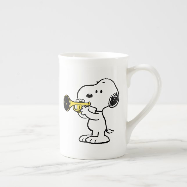Erdnüsse | Snoopy Trumpet Player Prozellantasse (Rechts)