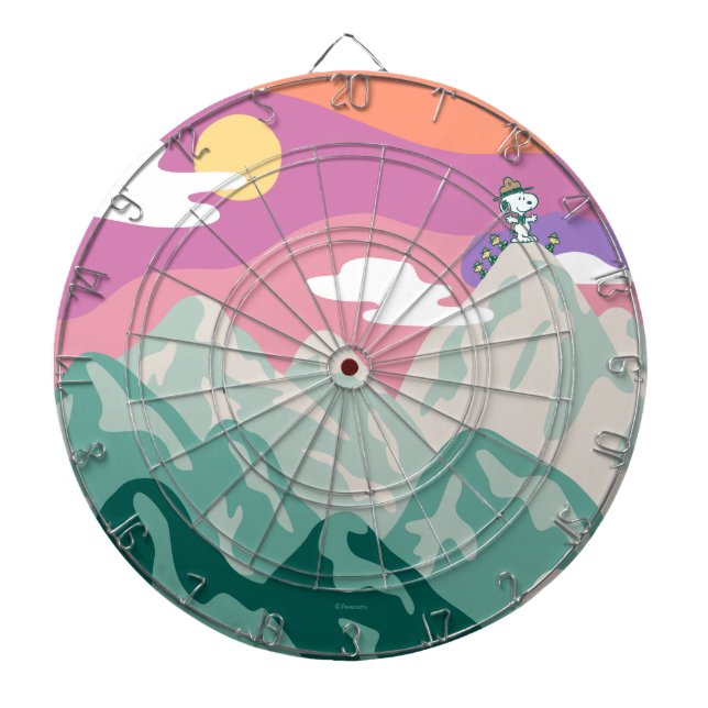 Erdnüsse | Snoopy & Truppe Wandern im Berg Dartscheibe (vorne)