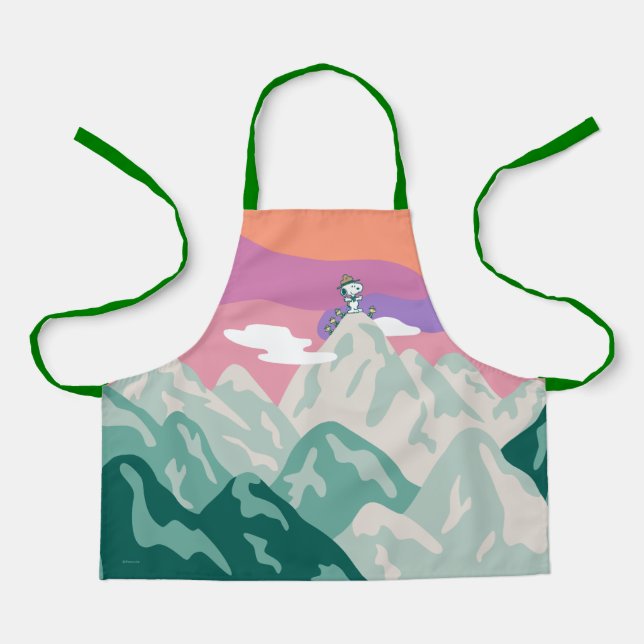 Erdnüsse | Snoopy & Truppe Wandern im Berg Schürze (Vorderseite)