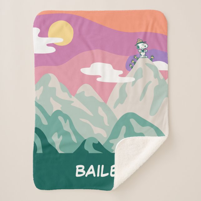 Erdnüsse | Snoopy & Truppe Wandern im Berg Sherpadecke (Vorderseite)