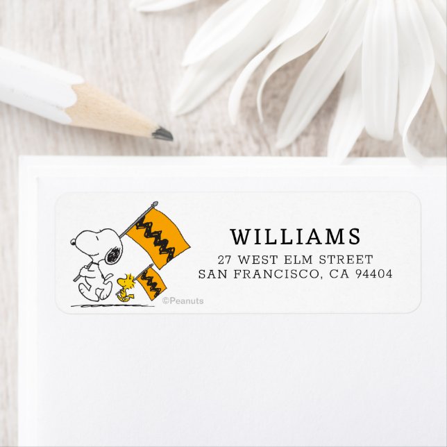 Erdnüsse | Snoopy- und Holzflaggen (Insitu)