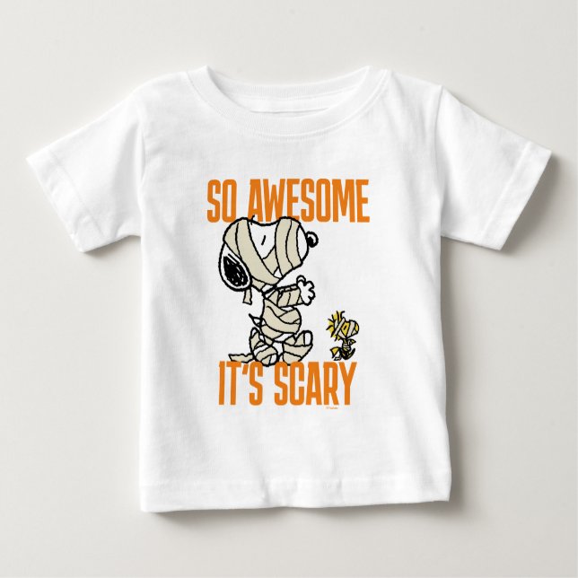 Erdnüsse | Snoopy und Waldmumies Baby T-shirt (Vorderseite)