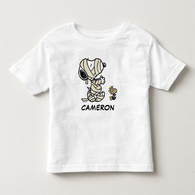 Erdnüsse | Snoopy und Waldmumies Kleinkind T-shirt (Vorderseite)