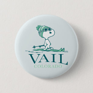 Erdnüsse   Snoopy Vail Colorado Button