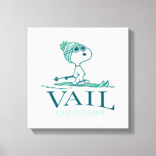 Erdnüsse   Snoopy Vail Colorado Leinwanddruck