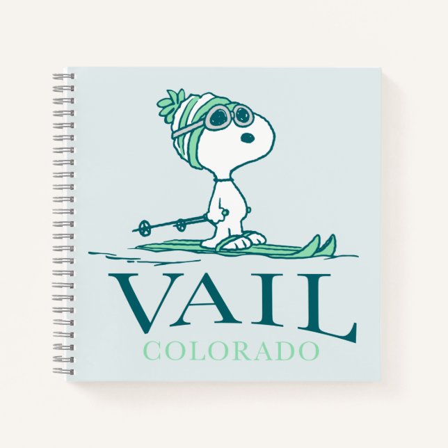 Erdnüsse | Snoopy Vail Colorado Notizbuch (Vorderseite)