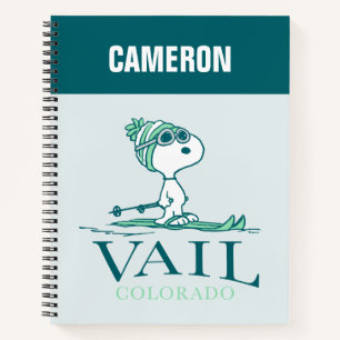 Erdnüsse   Snoopy Vail Colorado Notizbuch