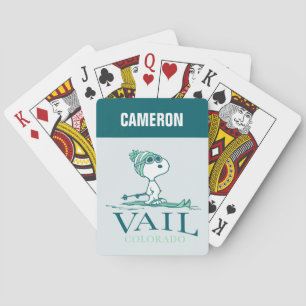 Erdnüsse   Snoopy Vail Colorado Spielkarten