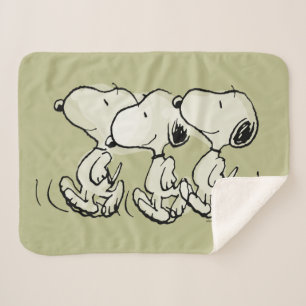 Erdnüsse   Snoopy Walking Tall Sherpadecke