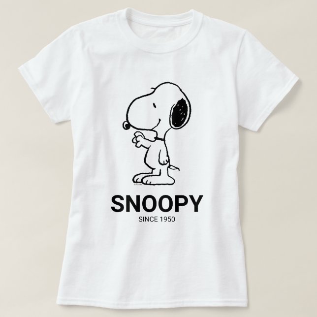 Erdnüsse | Snoopy Waves T-Shirt (Design vorne)