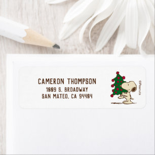 Erdnüsse Snoopy Weihnachtsbaum