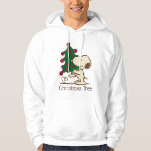 Erdnüsse Snoopy Weihnachtsbaum Hoodie