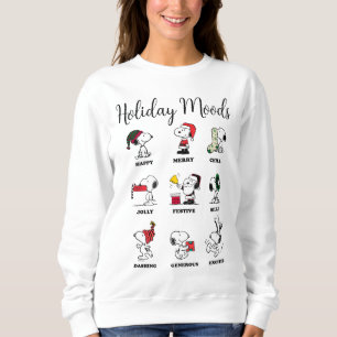 Erdnüsse Snoopy Weihnachtsfeiertage Moods Sweatshirt