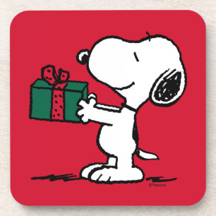 Erdnüsse Snoopy Weihnachtsgeschenk Getränkeuntersetzer