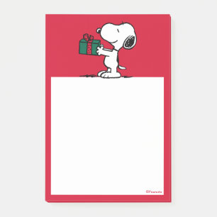 Erdnüsse   Snoopy Weihnachtsgeschenk Post-it Klebezettel