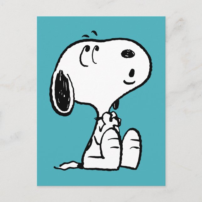 Erdnüsse | Snoopy Whistle Postkarte (Vorderseite)