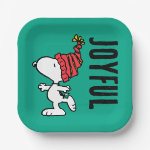 Erdnüsse Snoopy Winter Beanie Cap Pappteller