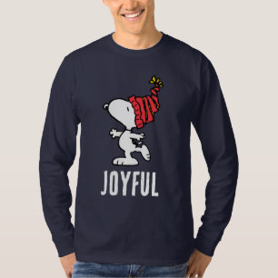 Erdnüsse Snoopy Winter Beanie Cap T-Shirt