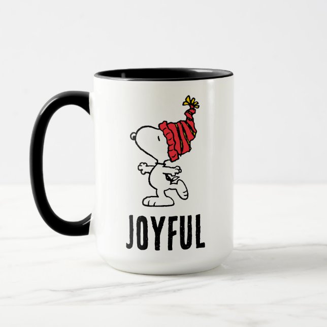 Erdnüsse | Snoopy Winter Beanie Cap Tasse (Links)