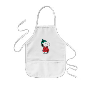 Erdnüsse Snoopy Winter Coat & Hat Kinderschürze