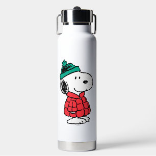 Erdnüsse   Snoopy Winter Coat & Hat Trinkflasche