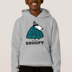 Erdnüsse   Snoopy Winter Puffer Jacket Hoodie