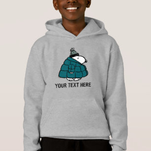 Erdnüsse Snoopy Winter Puffer Jacket Hoodie
