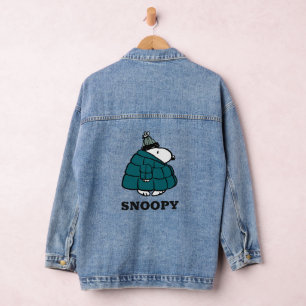 Erdnüsse   Snoopy Winter Puffer Jacket Jeansjacke
