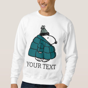 Erdnüsse Snoopy Winter Puffer Jacket Sweatshirt