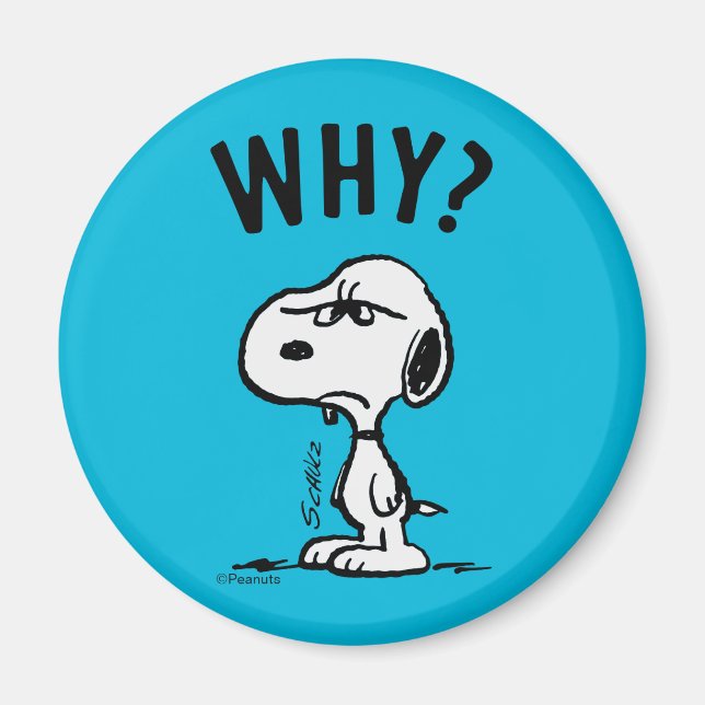 Erdnüsse | Snoopy Wonders Warum? Magnet (Vorne)