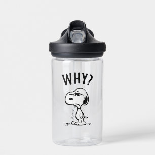 Erdnüsse Snoopy Wonders Warum? Trinkflasche