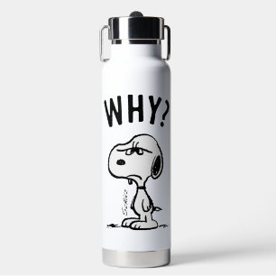 Erdnüsse Snoopy Wonders Warum? Trinkflasche