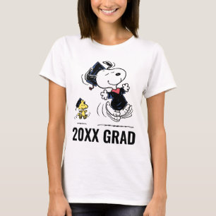 Erdnüsse Snoopy & Woodstock Abschluss T-Shirt