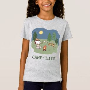 Erdnüsse   Snoopy & Woodstock am Campfire T-Shirt
