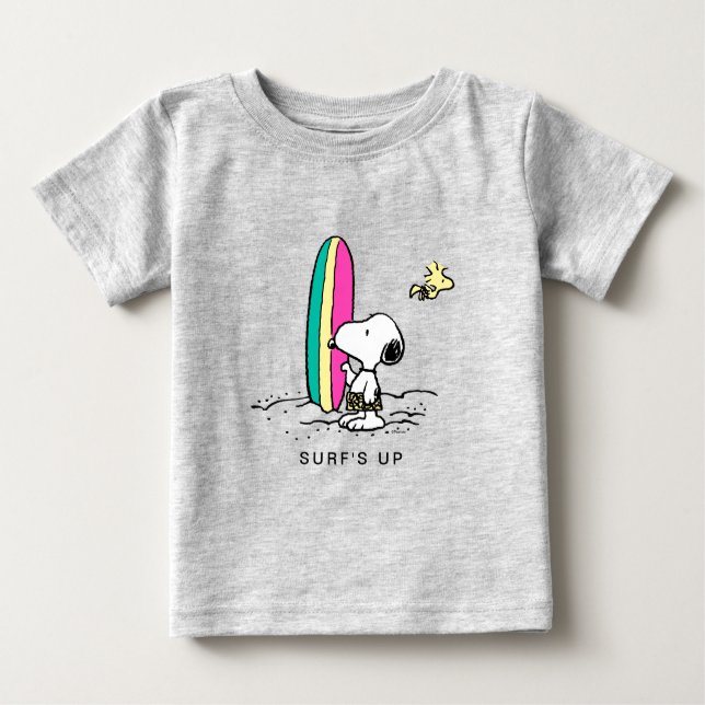 Erdnüsse | Snoopy & Woodstock Baby T-shirt (Vorderseite)