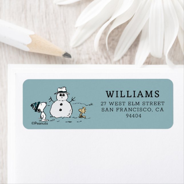 Erdnüsse | Snoopy & Woodstock Bau a Snowman (Insitu)