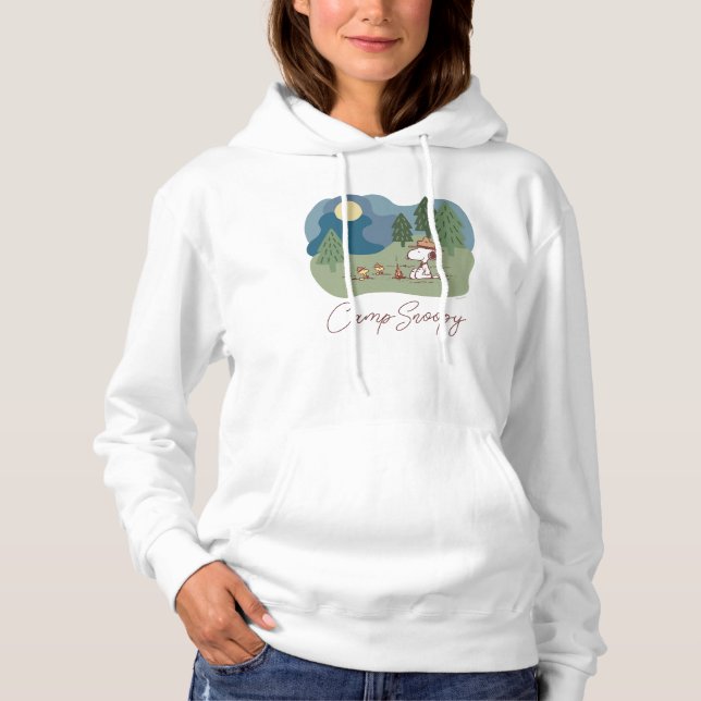 Erdnüsse | Snoopy & Woodstock Camp Hoodie (Vorderseite)
